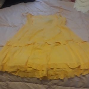 Ruffle-Trim Mini Dress